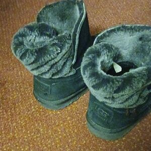 UGG Charcoal Shearling Boots